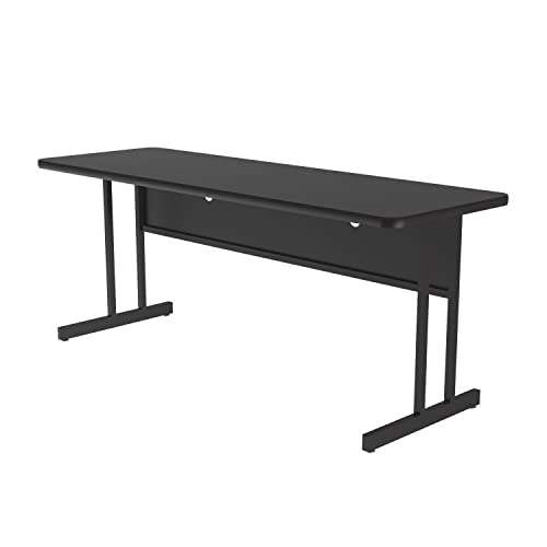 WS2472-36 24 x 72 in. Rectangular Deluxe High-Pressure Top Computer & Student Desk, White