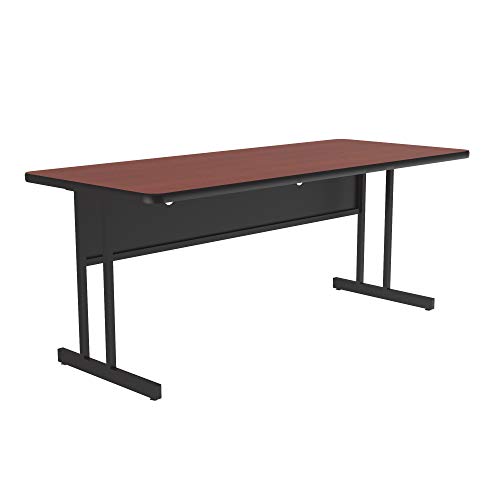 WS3072-36 30 x 72 in. Rectangular Deluxe High-Pressure Top Computer & Student Desk, White