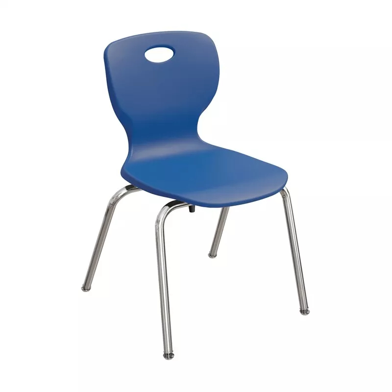 CSCHR14-4PK-27 14 in. Classic Stacking Student Chairs - Blue - Set of 4