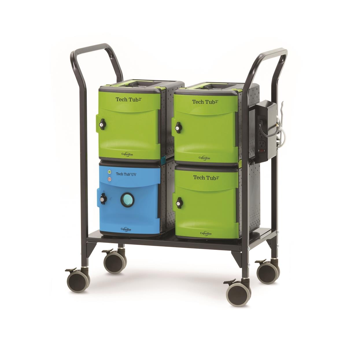 Picture of Copernicus FTT718-UV Tech Tub2 Modular Cart with UV Tub - Charges 18 Devices