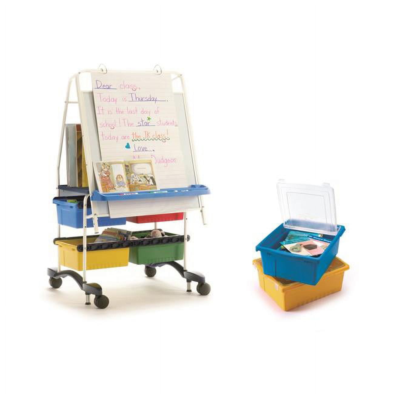 RC105-L Royal Reading Writing Center with Lids, Multi Color -  Copernicus