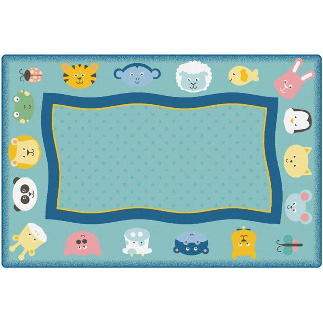 Picture of Carpets for Kids 4758 8 x 12 ft. Kidsoft Quiet Time Animal Rug, Rectangle