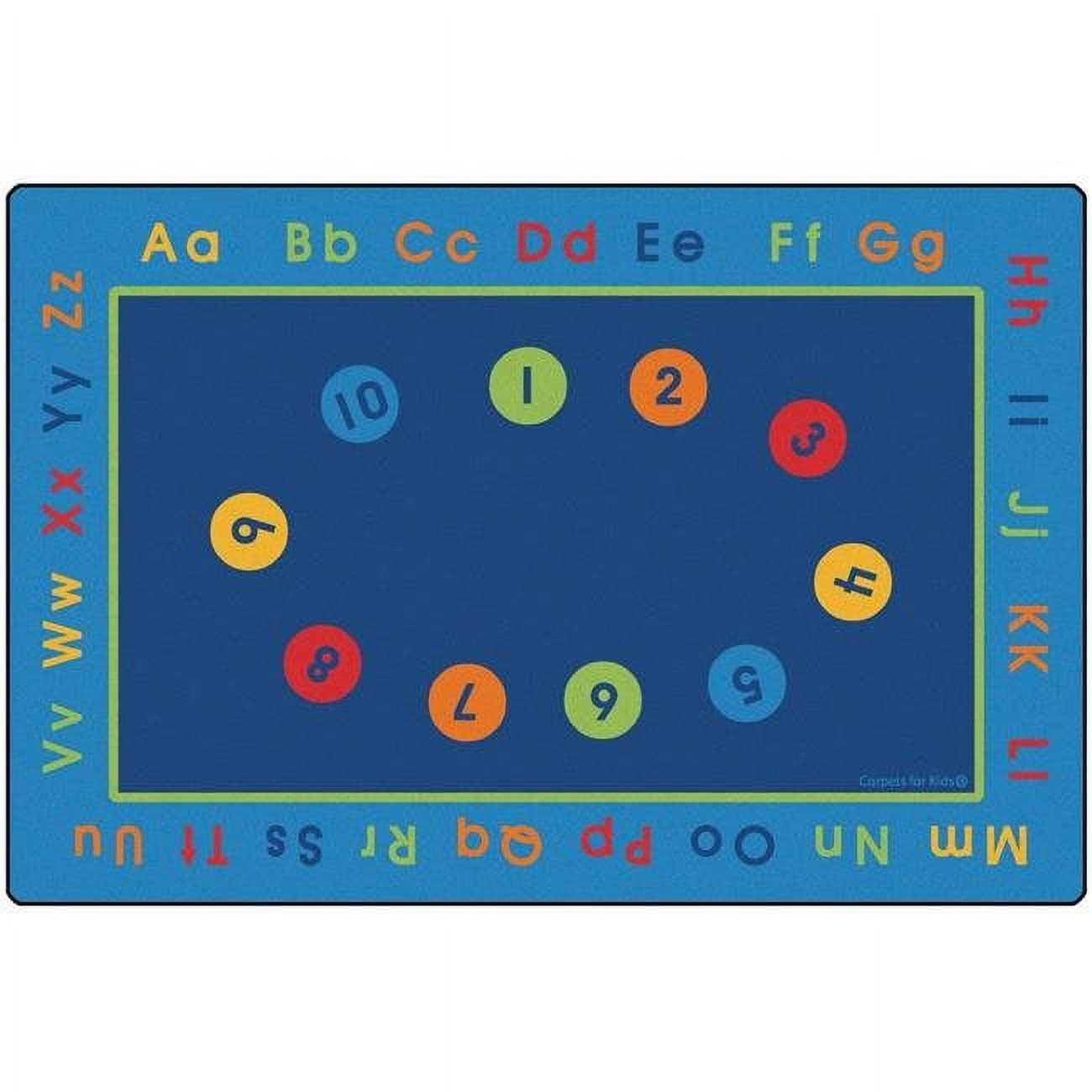 Picture of Carpets for Kids 8516 6 x 9 ft. Rectangle Basic Concepts Literacy Rug