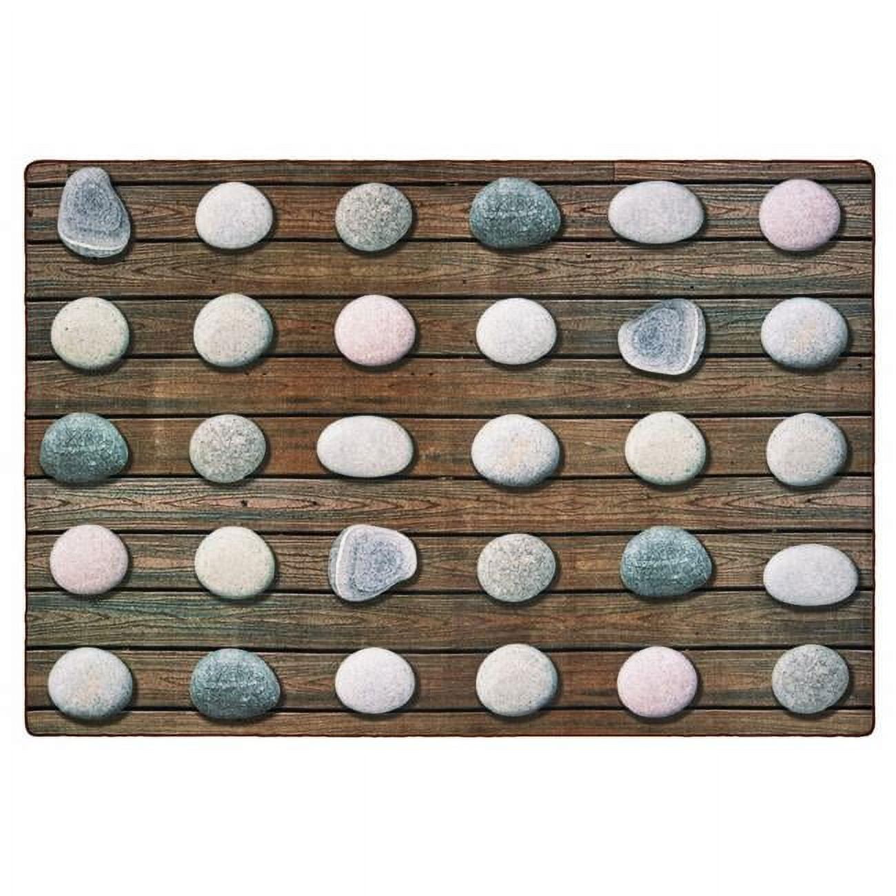 60416 6 x 9 ft. Rectangle Stones Seating Rug -  Carpets For Kids