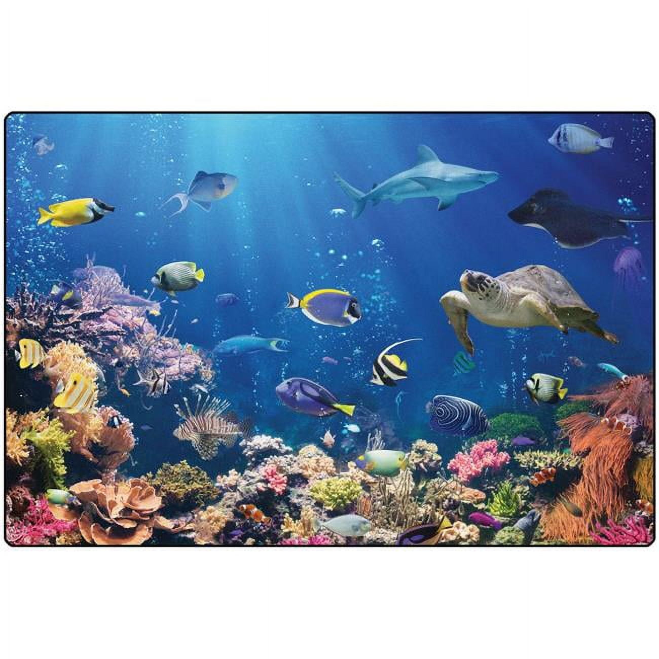 Picture of Carpets for Kids 61014 4 x 6 ft. Rectangle Explore the Ocean Rug