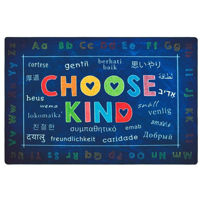 Picture of Carpets for Kids 62618 8 x 12 ft. Rectangle Choose Kind Rug, Blue