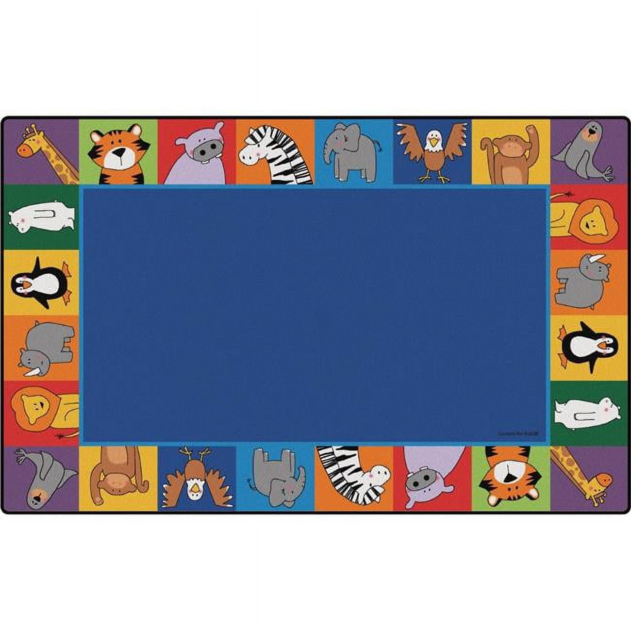 Picture of Carpets for Kids 90.74 7 ft. 6 in. x 12 in. Zoo Animal Seating Rug