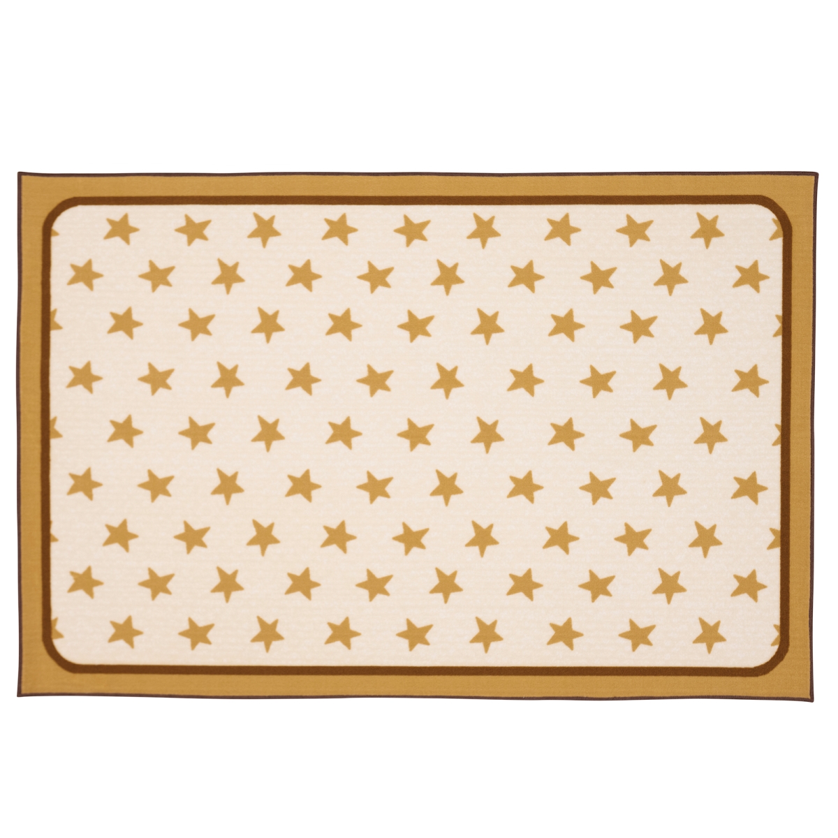 Picture of Carpets for Kids 37.67 3 x 4 ft. 6 in. Super Stars Decorative Rectangle Rug - Tan