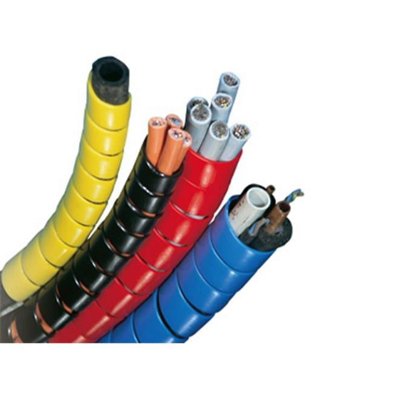66 ft. Heavy Duty Spiral Protective Wrap, Yellow