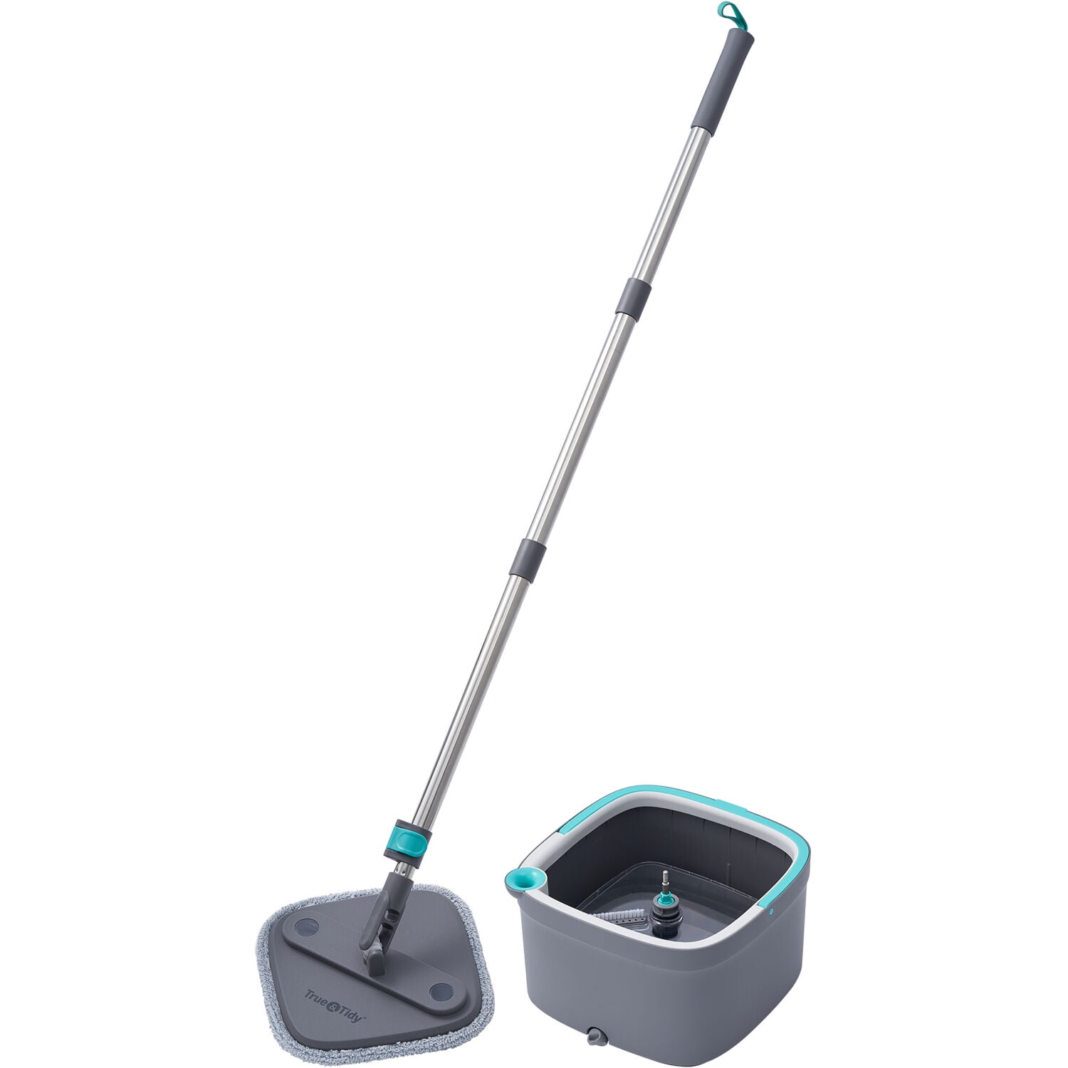 True Clean Mop & Bucket System, Gray