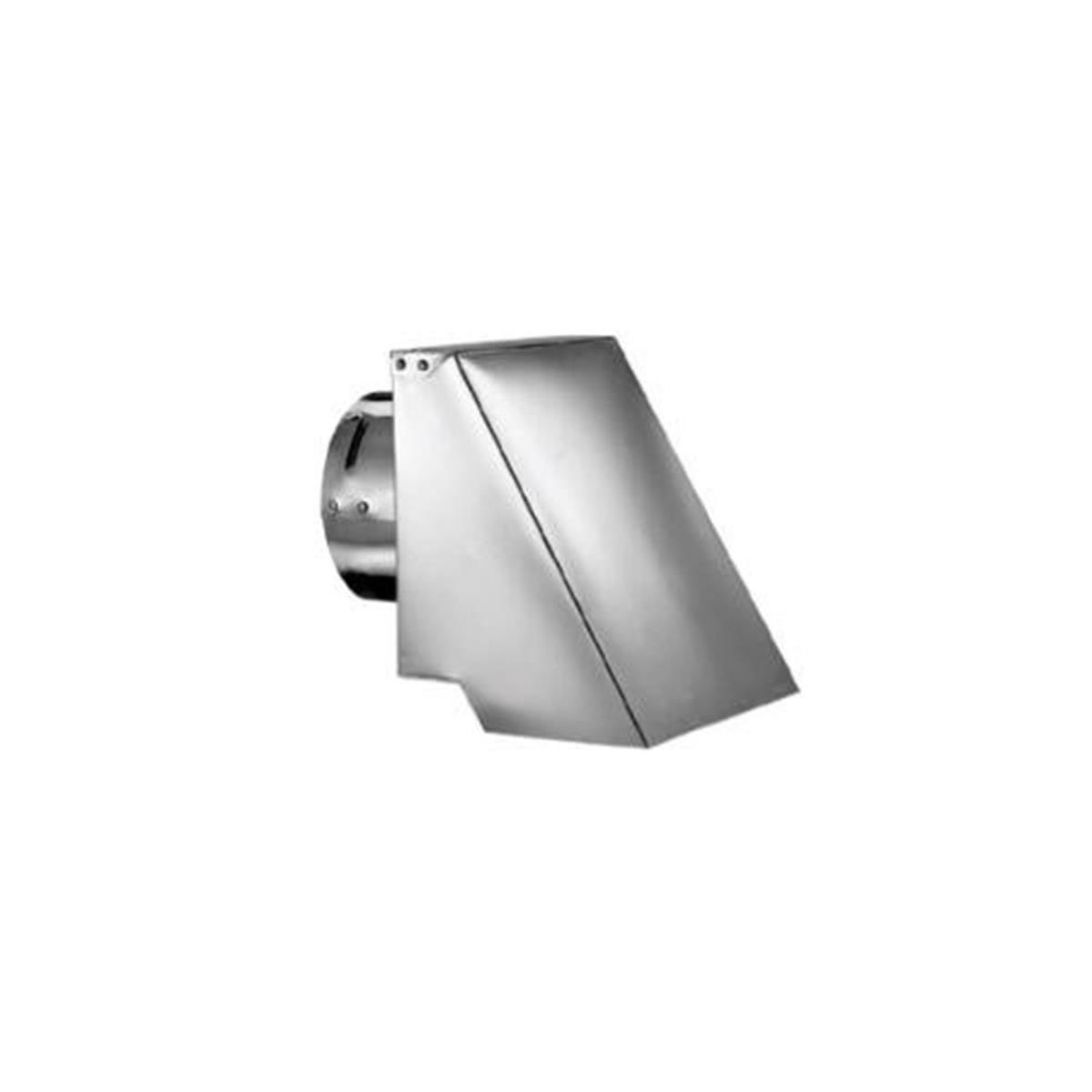 Picture of DuraVent 115040 3 in. PelletVent Pro Square Horizontal Cap&#44; Stainless Steel