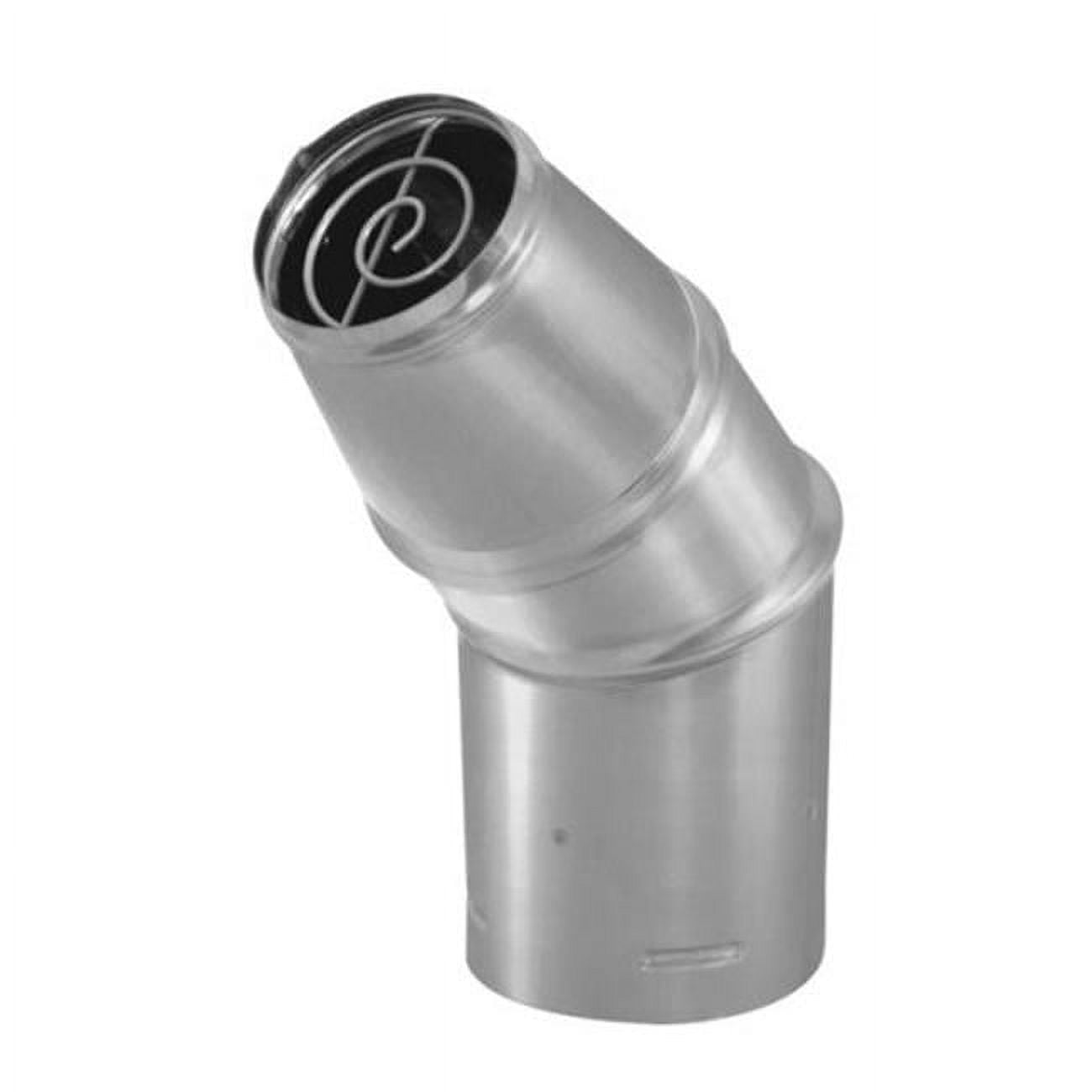 Picture of DuraVent 2477940 3 in. PelletVent Pro Horizontal Round Cap&#44; Stainless Steel