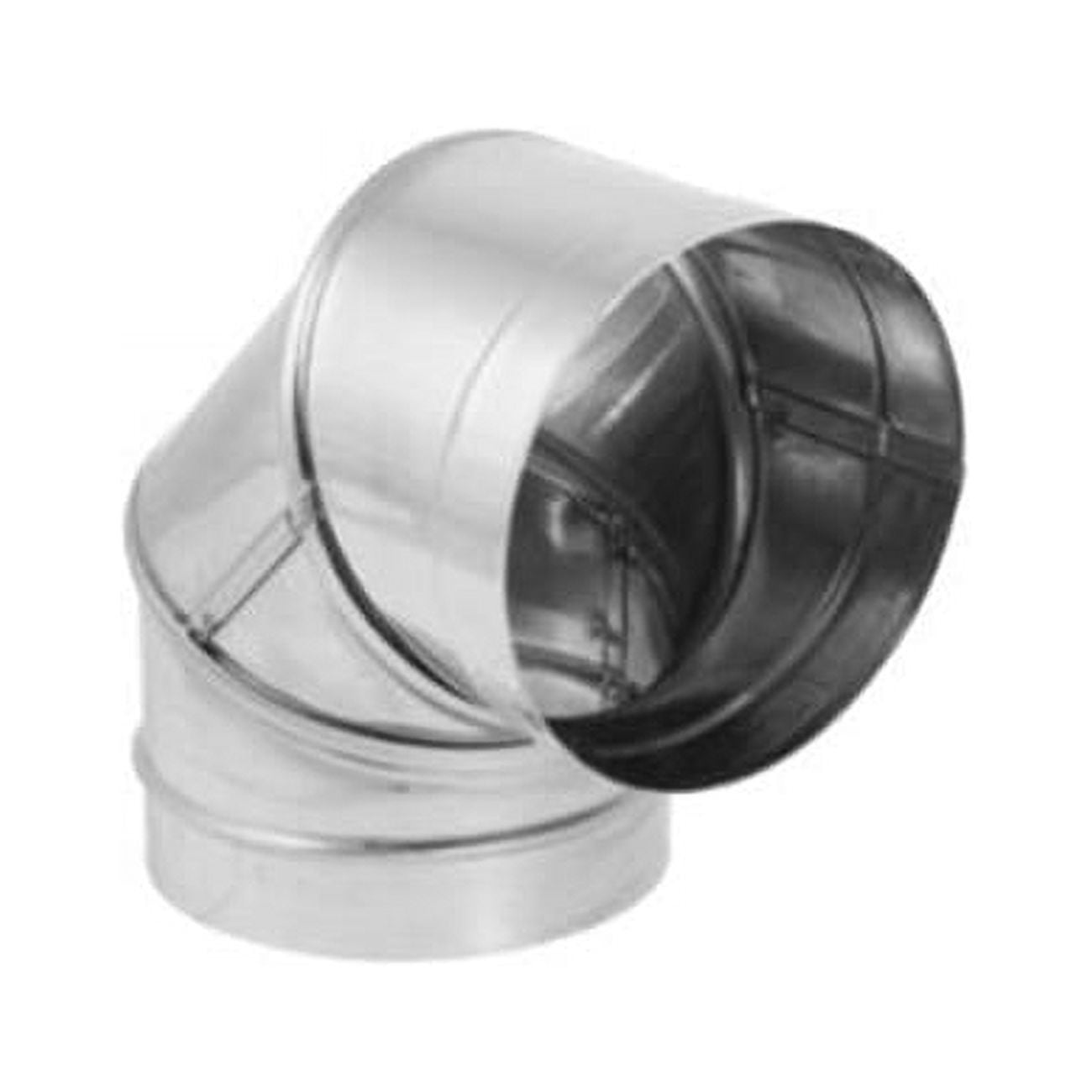 Picture of DuraVent 284037 6 in. Dura-Black Stainless Steel Slip Connector with Trim - 3 x 13 in.
