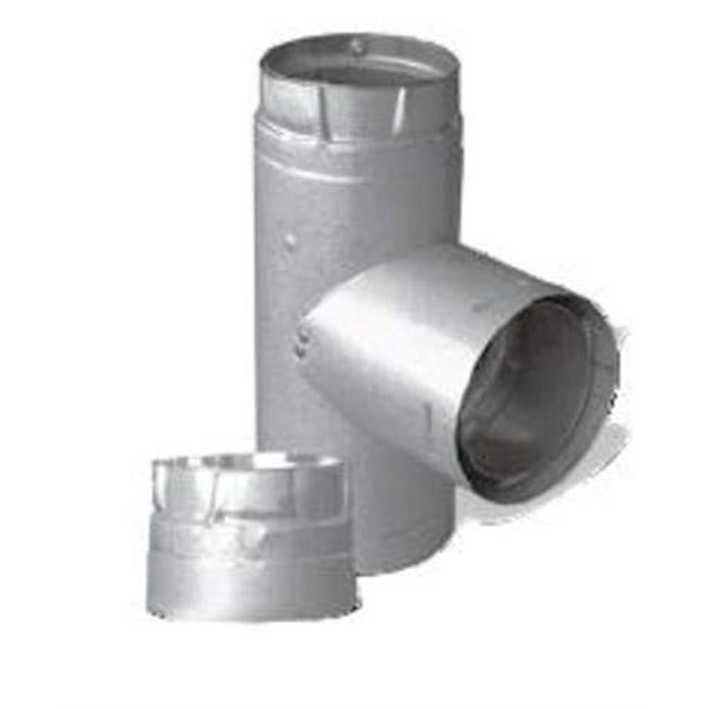 Picture of DuraVent 3589580 4 in. PelletVent Pro Double Clean Out Cap&#44; Galvalume
