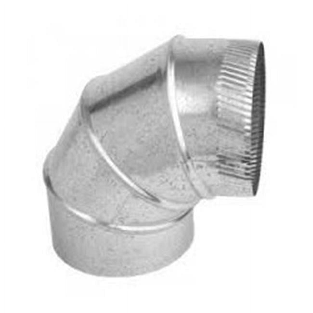 Picture of Gray Metal Products 3602991 8 in. 90 deg Galvanized Connector Pipe Elbow