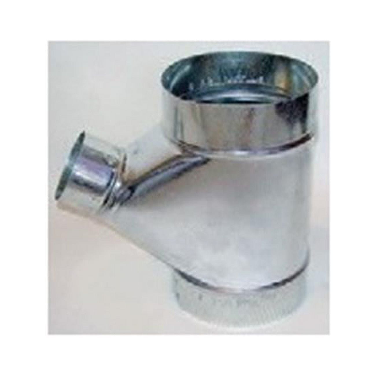 Picture of Gray Metal Products 3603015 4 x 4 x 4 in. Galvanized Connector Wye Pipe