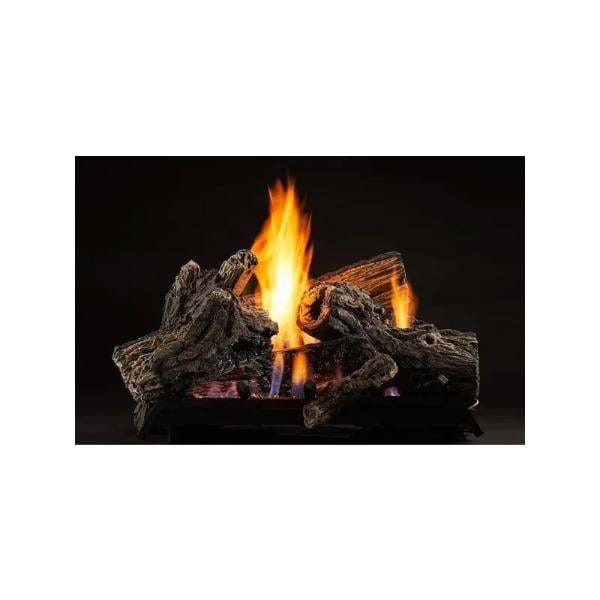 03618867 27 in. Mojo Burncrete Refractory Log Set for MJ27 Burner - 8 Piece