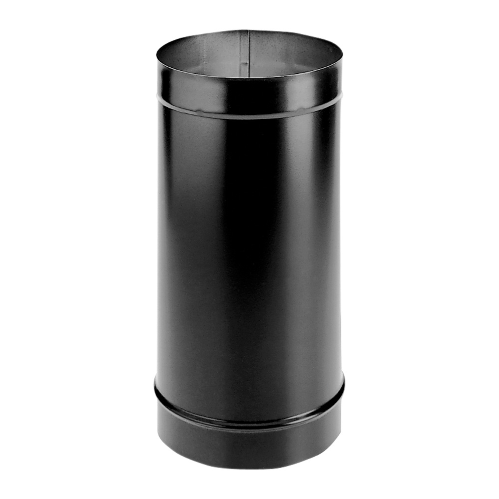 00114989 7 in. Durablack Welded Black Stovepipe - 24 in.