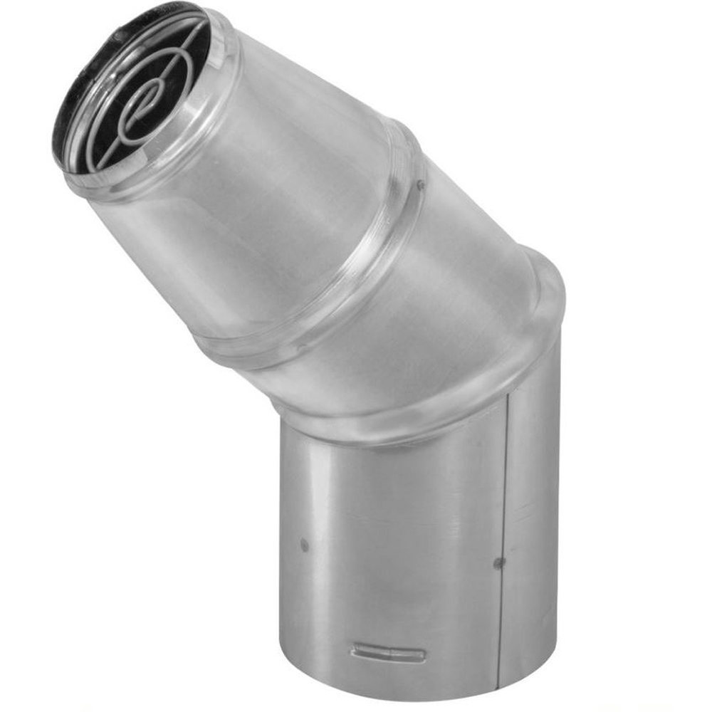 02477940 3 in. Pelletvent Pro Horizontal Round Cap - Stainless Steel
