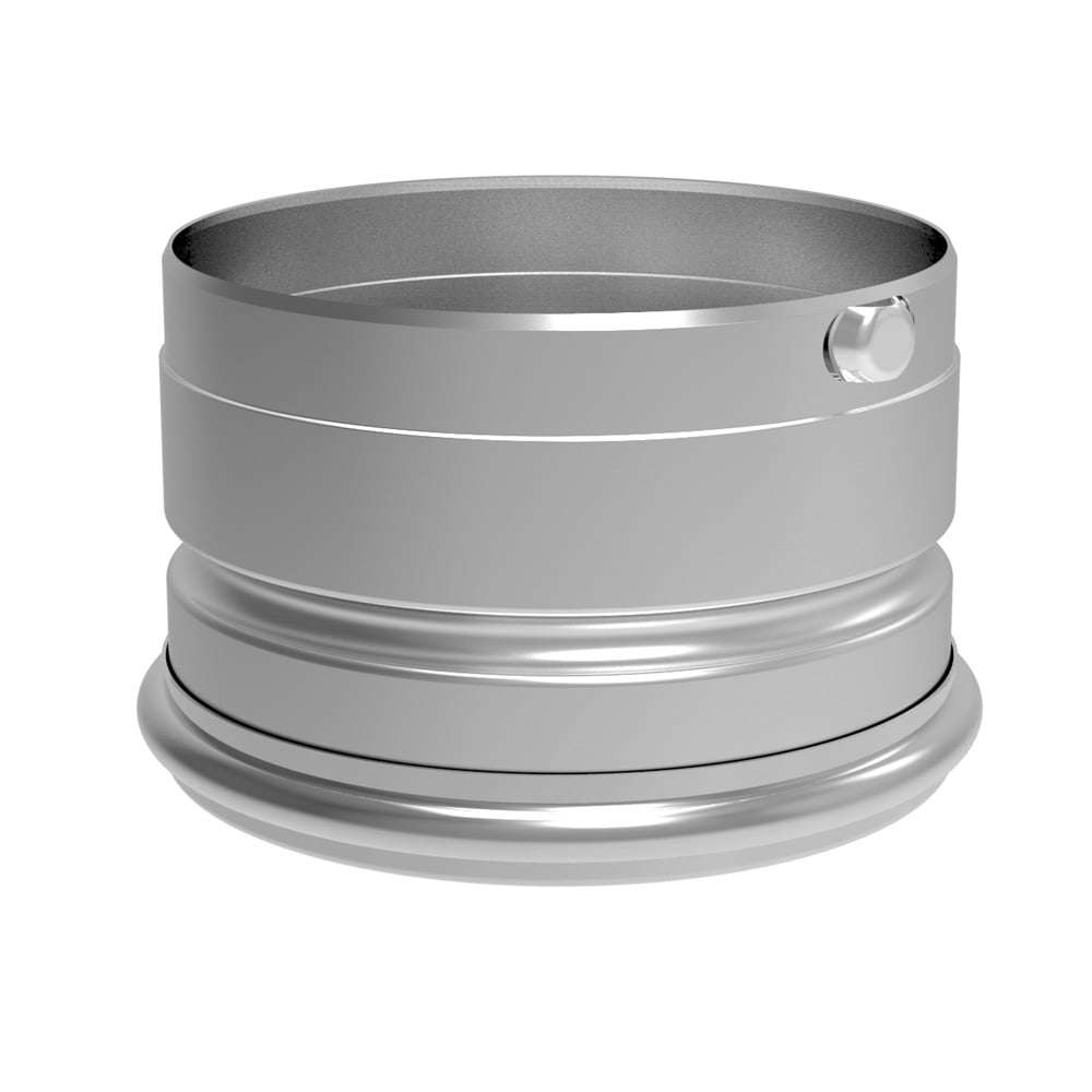 03584835 4 in. Pelletvent Pro Clean-Out Tee Cap, Black