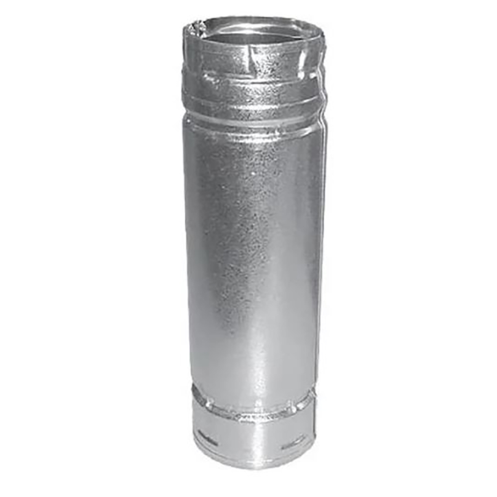 COP25433 3 x 60 in. Pelletvent Pro Pipe with Stainless Steel Inner - Galvalume Outer