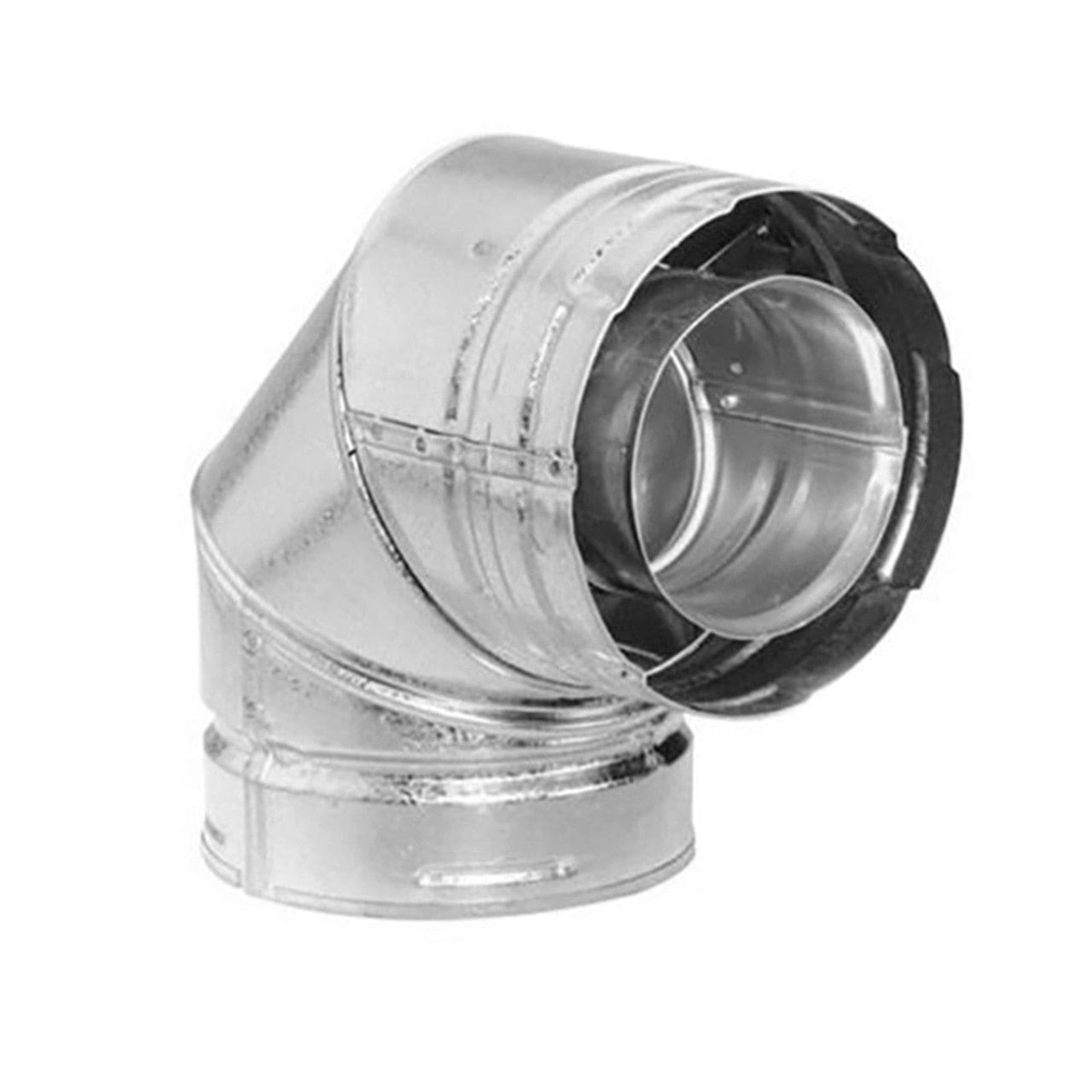 COP69503 5 x 8 in. Directvent Pro 90 Deg Galvanized Swivel Elbow