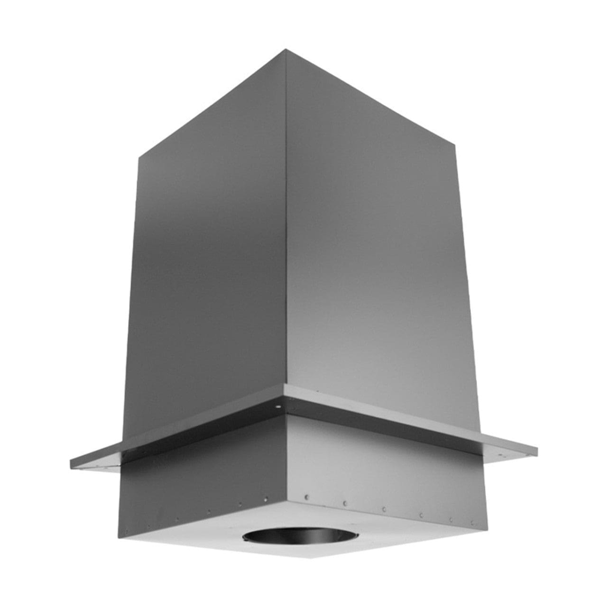 COP69680 6 in. Dura-Plus Cathedral Ceiling Support - Painted Black