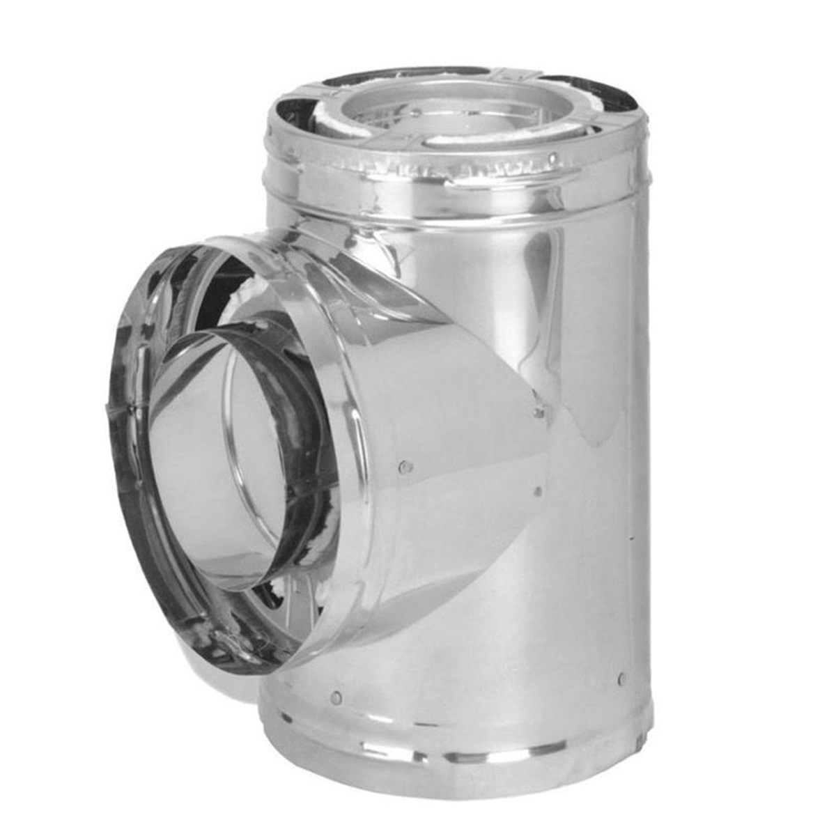 COP69820 8 in. Dura-Plus Tee with Cover - Stainless Steel