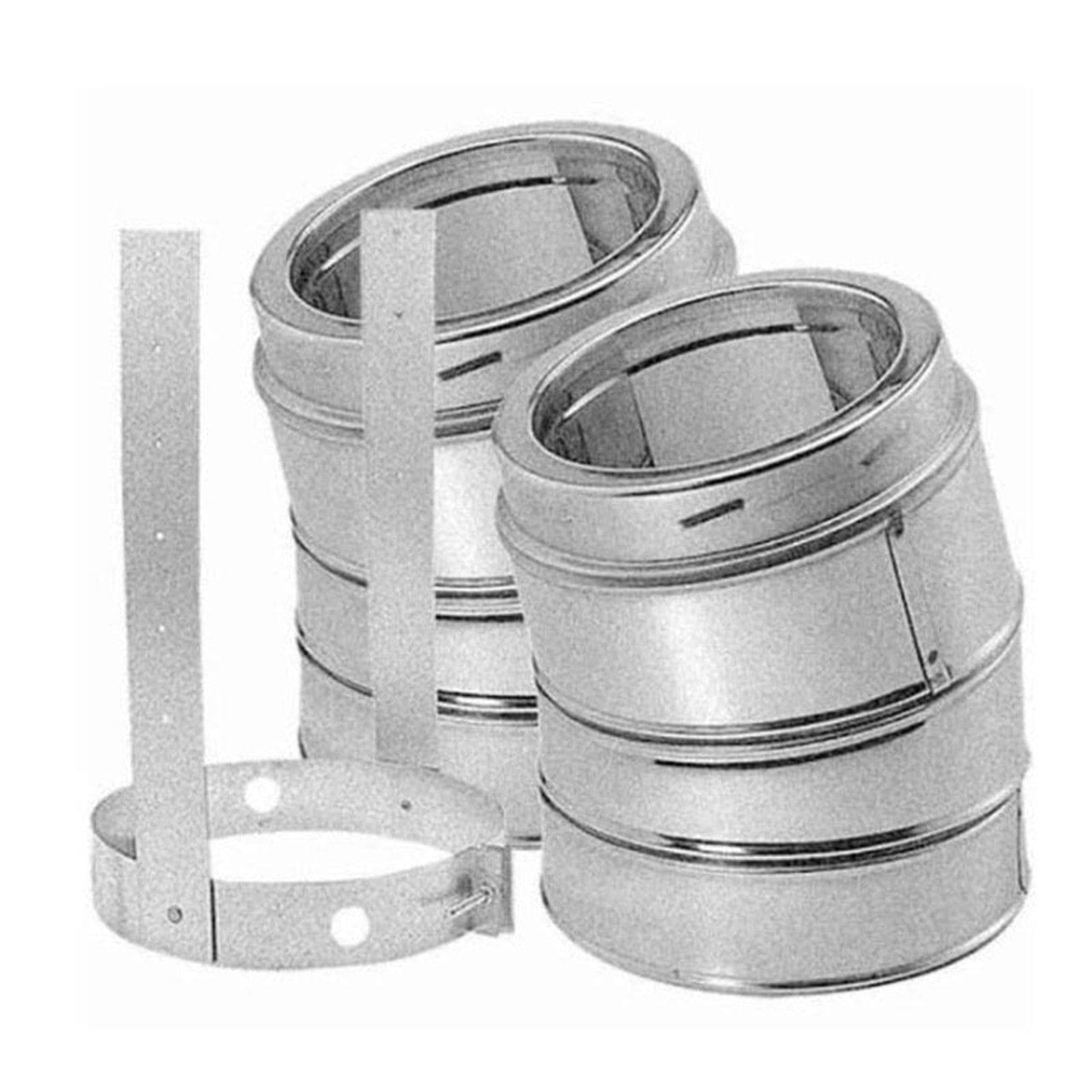COP70624 6 in. Duratech 15 Deg Elbow Kit - Galvalume