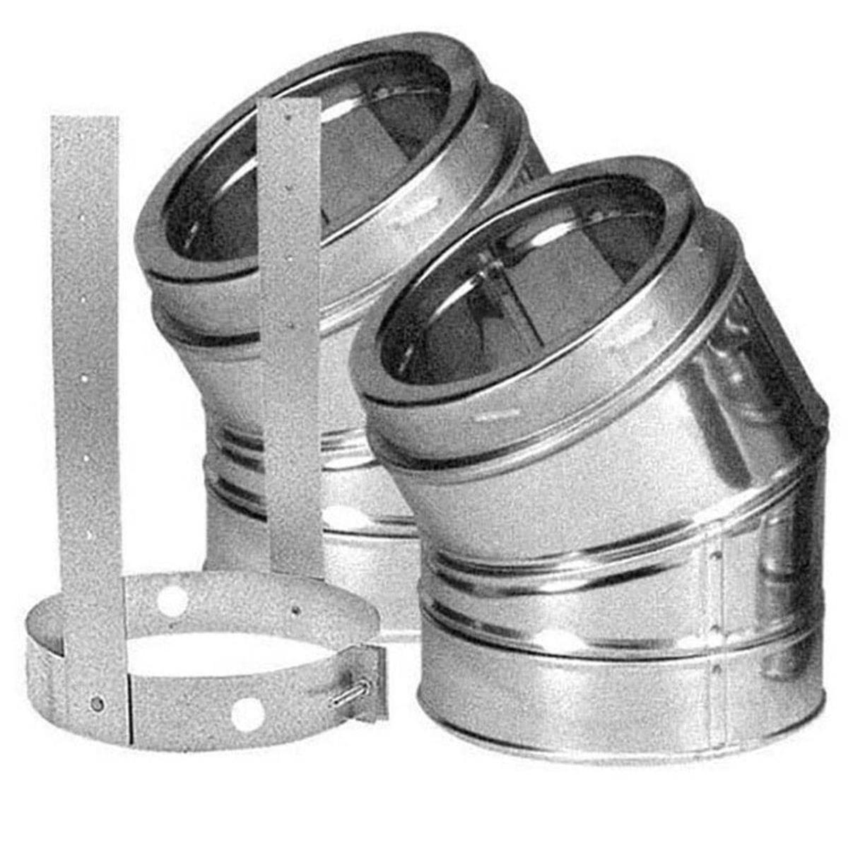 COP70828 8 in. Duratech 30 Deg Elbow Kit - Galvalume