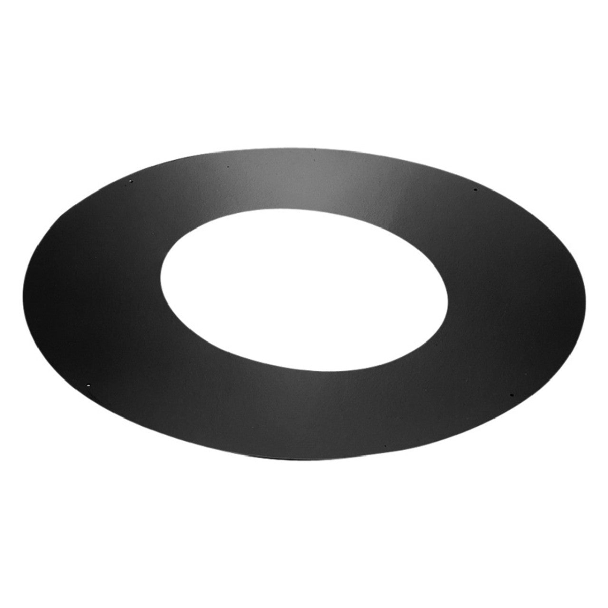 COP70863 8 in. Duratech Roof Support Trim Collar with 7-12-9-12 Pitch, Black