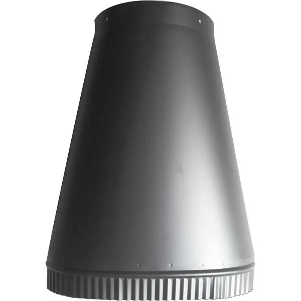 03611119 0001860 Oval to Round Adapter, Black