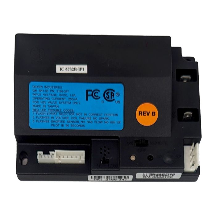 03612988 Majestic 2166-347 Replacement IPI Plus Control Module, Black