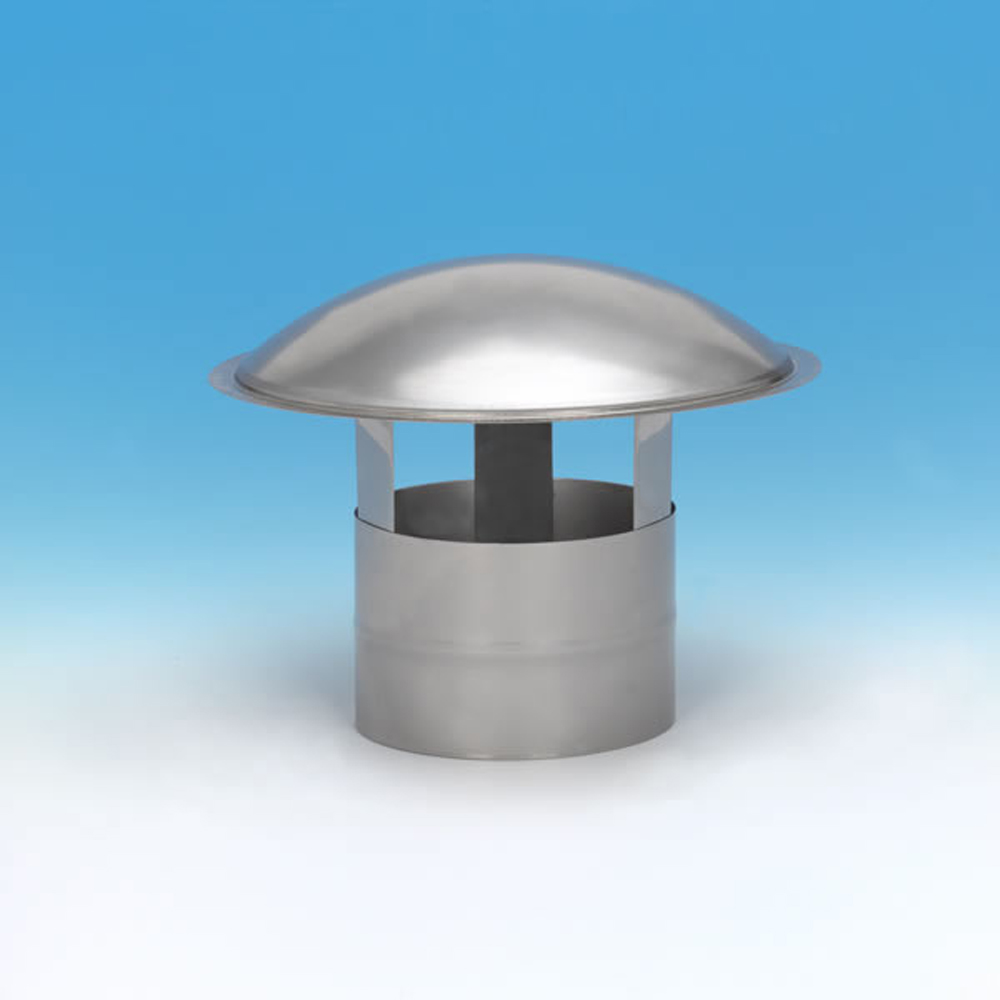 Selkirk COP21800 4800SS 8 in. HomeSaver Rain Cap - 304-Alloy Stainless Steel