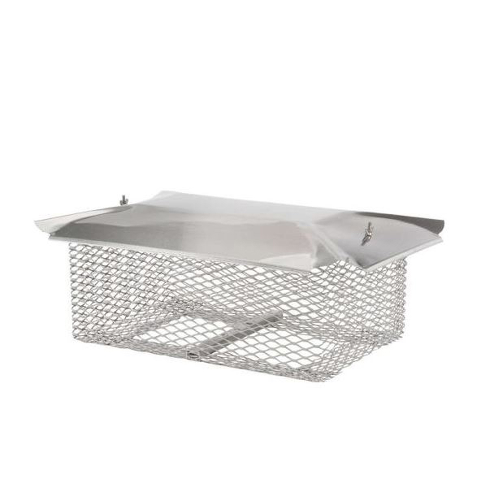 HY-C 03558842 U1320S58 - 13 x 20 in. Universal Cap, Stainless Steel, 0.62 in. Mesh