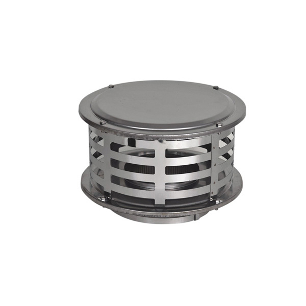 03601774 VA-C07 - 7 in. Ventis Class-A All Fuel Chimney, 430 Stainless Standard Rain Cap