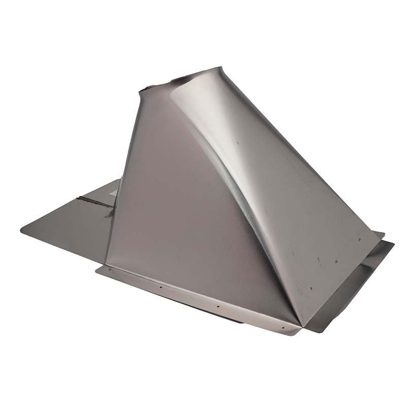 03602172 VDV-FNVMR0406SS - 4 in. Ventis Direct Vent Pipe, 304L Stainless, Non-Vented Metal Flashing 0-12 to 6-12 Pitch