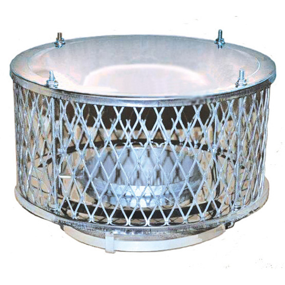 03601779 VA-CD08 - 8 in. Ventis Class-A All Fuel Chimney, 304L Stainless Rain Cap with 0.75 in. Diamond Screen