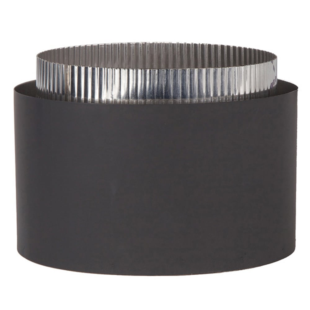 03602479 VDB07SA - 7 in. Ventis Double-Wall Black Stove Pipe, Adapter