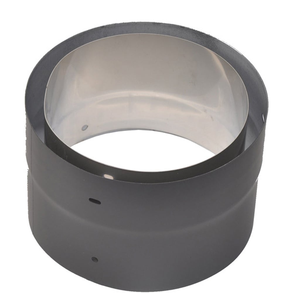 03602480 VDB08CA - 8 in. Ventis Double-Wall Black Stove Pipe, Chimney Adapter