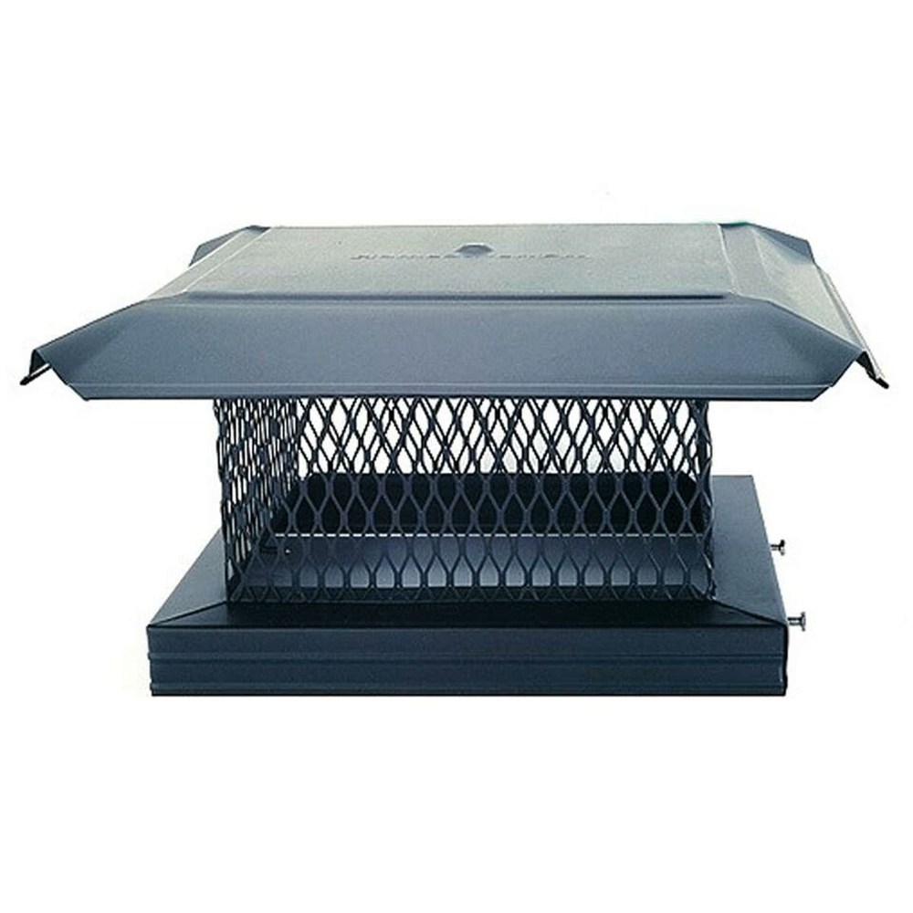 COP14806 12 x 12 in. Homesaver Pro Galvanized Single-Flue Chimney Cap, 0.75 in. Mesh