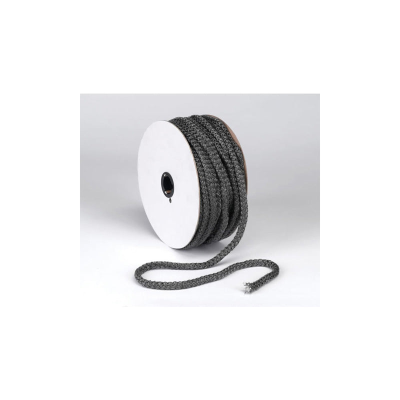 COP81274 No.160 - Round Black Stove Gasket, 1 in. x 25 ft.