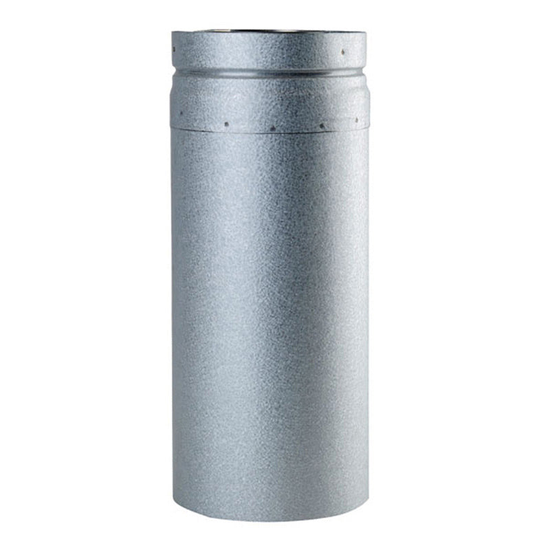 03602255 VP-0409SL - 4 x 9 in. Ventis Pellet Vent Pipe 304L Inner & Galvanized Outer, Slip Section, Unpainted