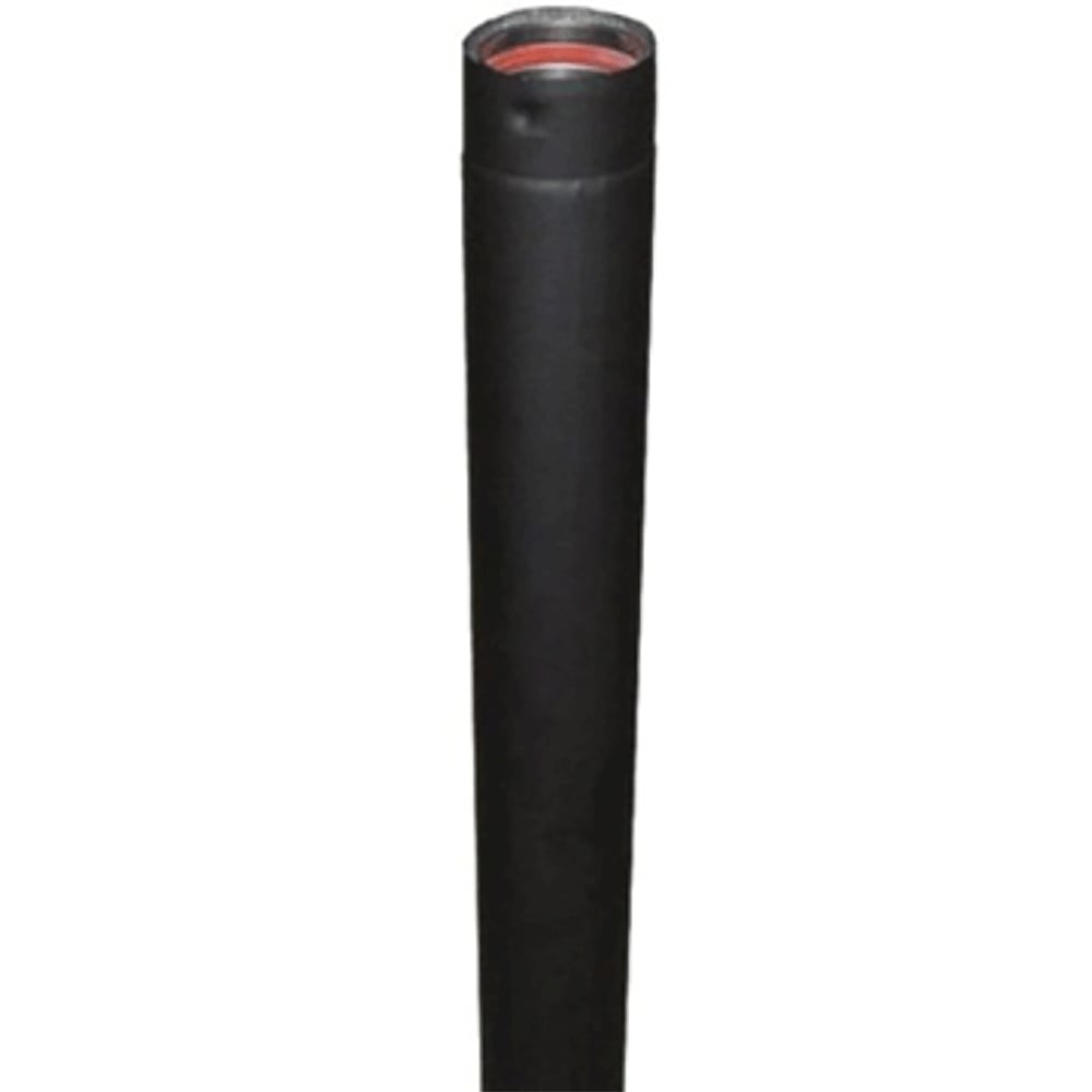 03602299 VPB-0424 - 4 x 24 in. Ventis Pellet Vent Pipe 304L Inner & Galvanized Outer, Painted Black