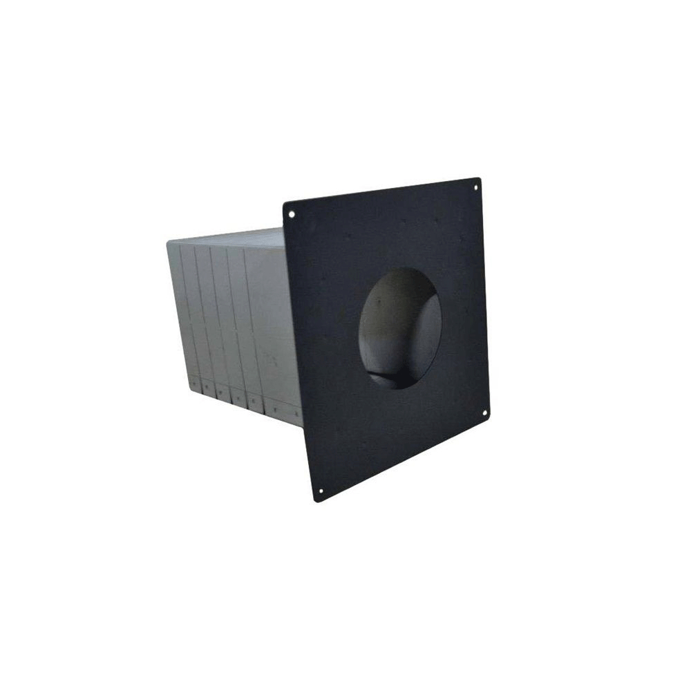03602394 VP-WPT04 - 4 in. Ventis Pellet Vent Pipe, Wall Pass-Thru Thimble, Galvalume Painted Black