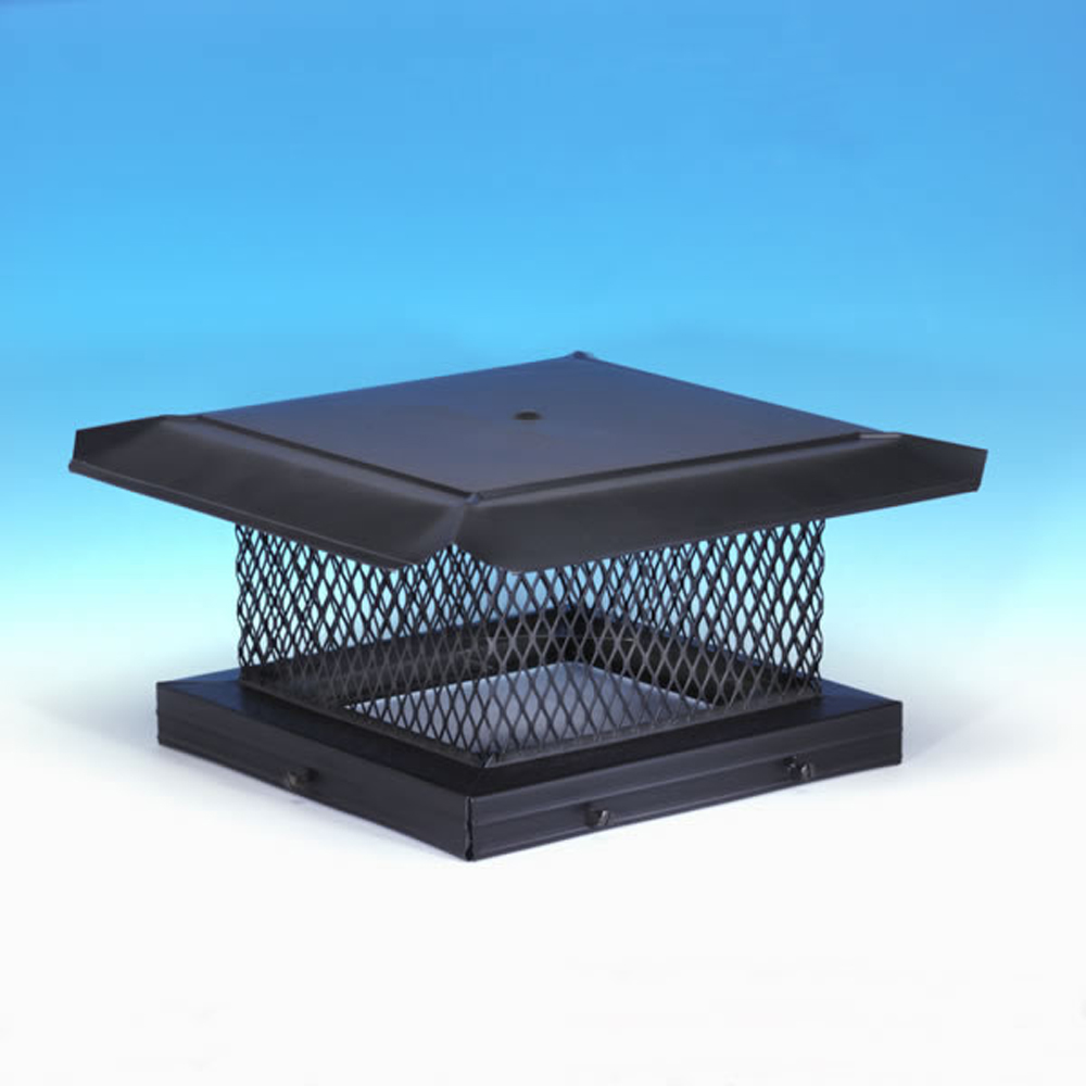 COP14715 10 x 17 in. Homesaver Pro Galvanized Single-Flue Chimney Cap, 0.62 in. Mesh