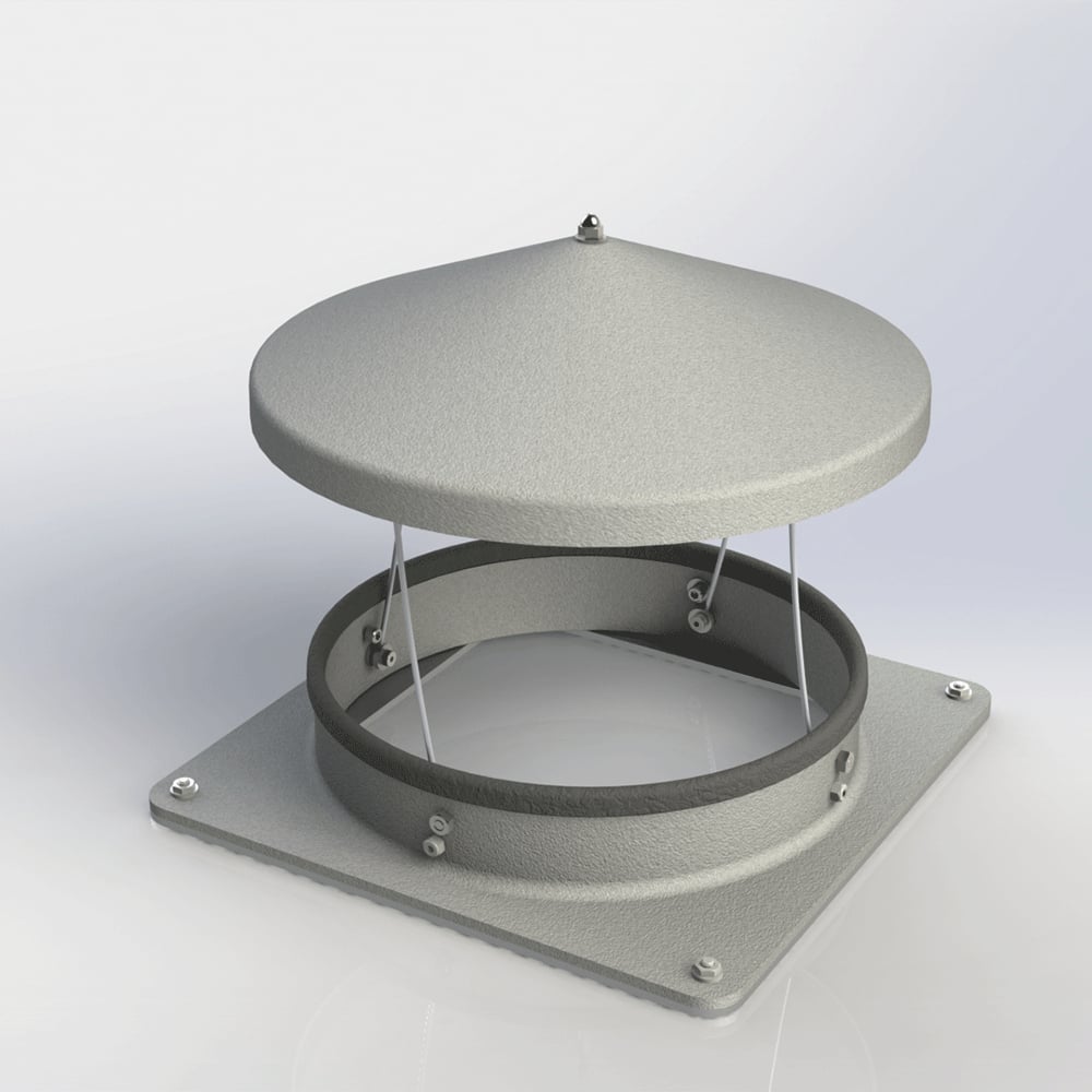 03609108 8 x 8 in. Wiles Top Mount Damper