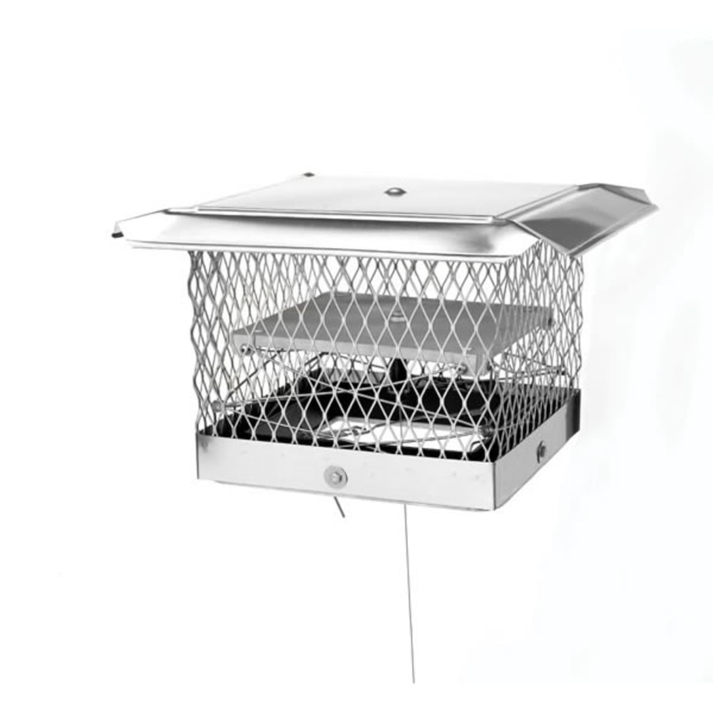 COP09518 8 x 17 in. Lock-Top II Chimney Cap & Damper, 0.62 in.