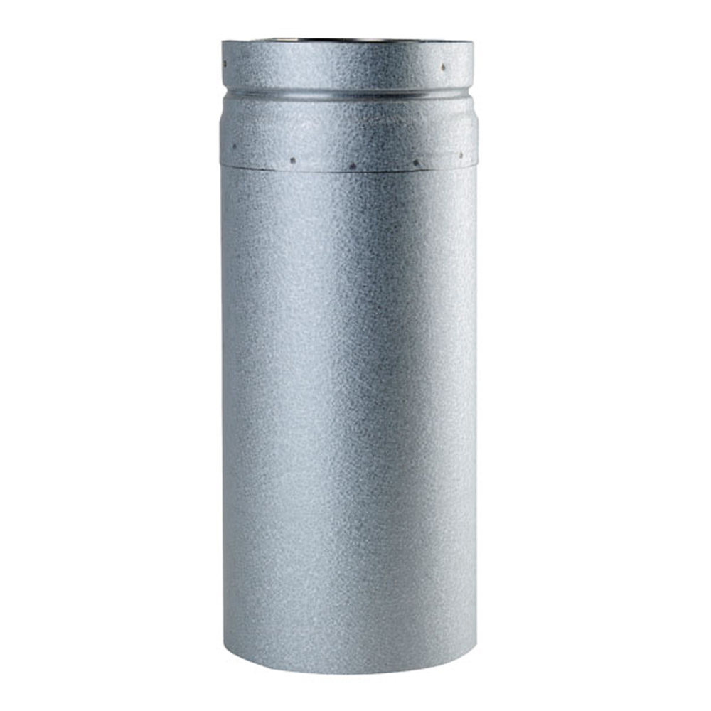 03602235 VP-0306SL - 3 x 6 in. Ventis Pellet Vent Pipe 304L Inner & Galvanized Outer, Slip Section, Unpainted