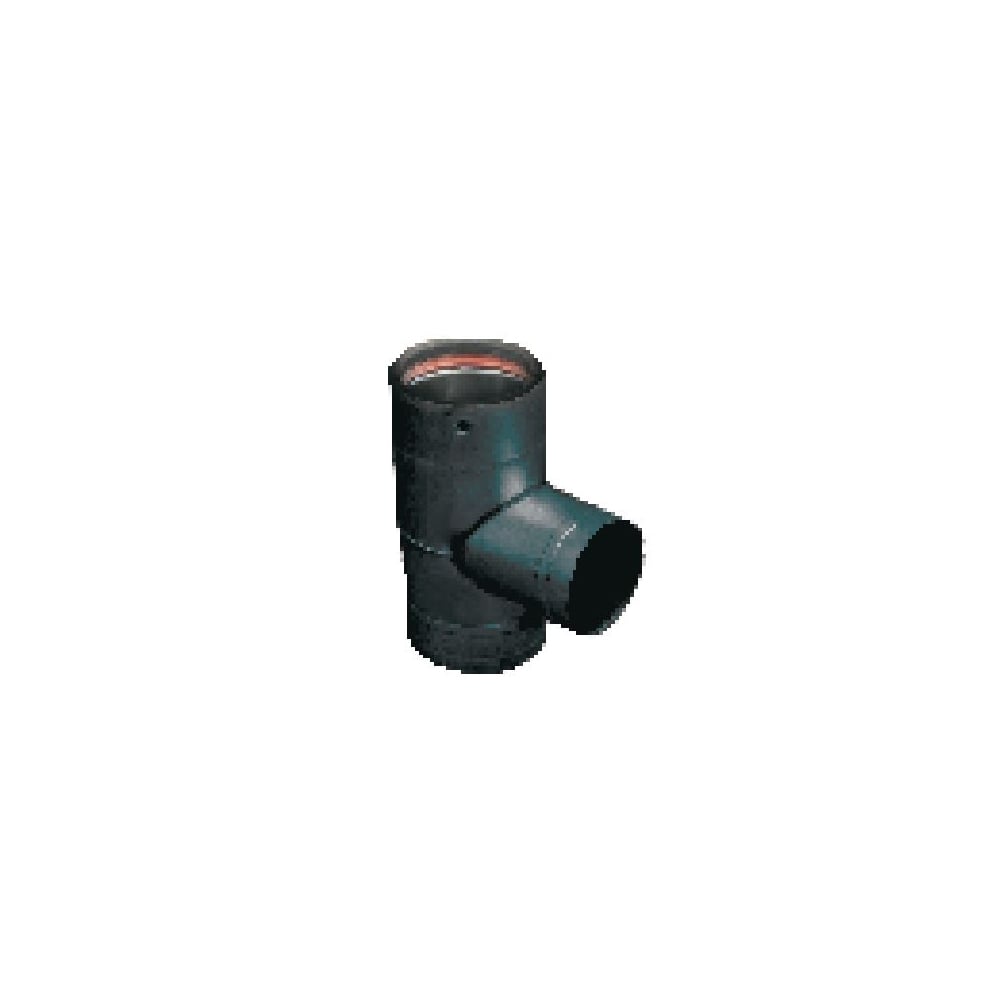 03602353 VP-T43 - 4 in. Ventis Pellet Vent Pipe 304L Inner & Galvanized Outer, Tee with 3 in. Take-Off
